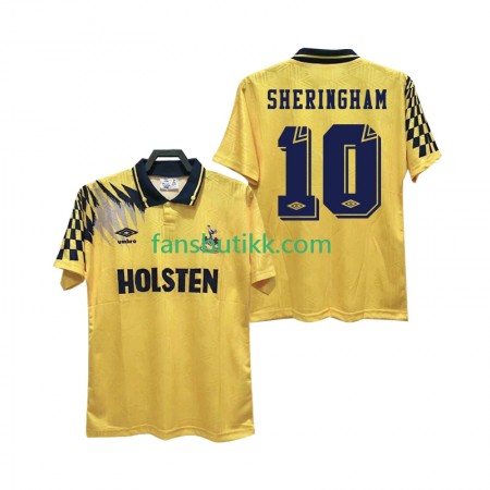 Fotballdrakt Tottenham Hotspur SHERINGHAM 10 1992 Retro Bortetrøye 1994 Kortermet
